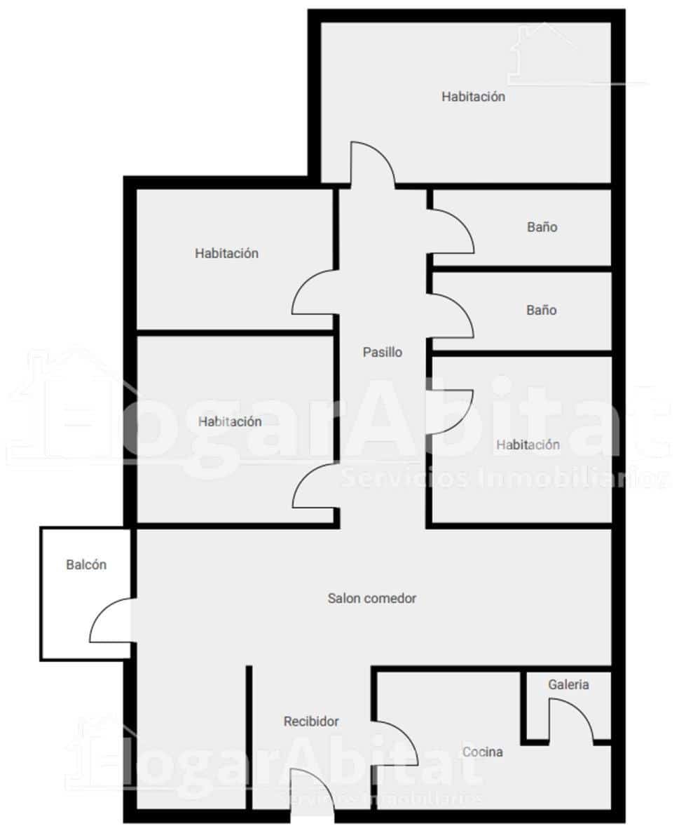 4 soverom Leilighet til salgs i Castello de la Plana - € 175 000 (Ref: 9999657)