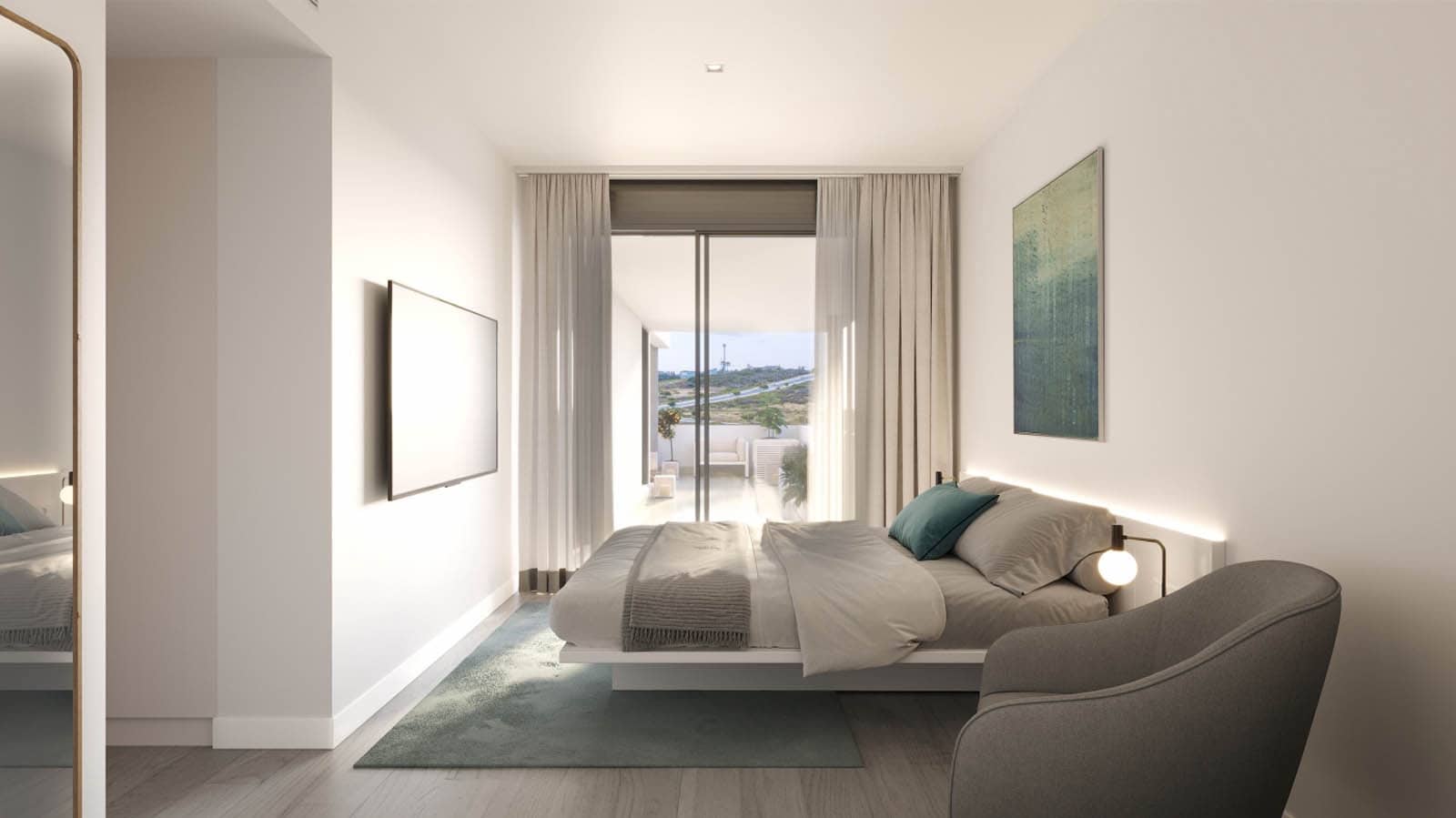 2 sypialnia Apartament na sprzedaż w Casares z basenem garażem - 305 000 € (Ref: 8053295)