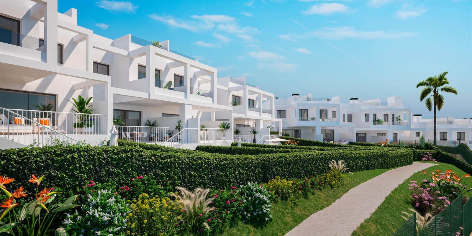 3 soveværelse Byhus til salg i Manilva med swimmingpool - € 595.000 (Ref: 9540803)