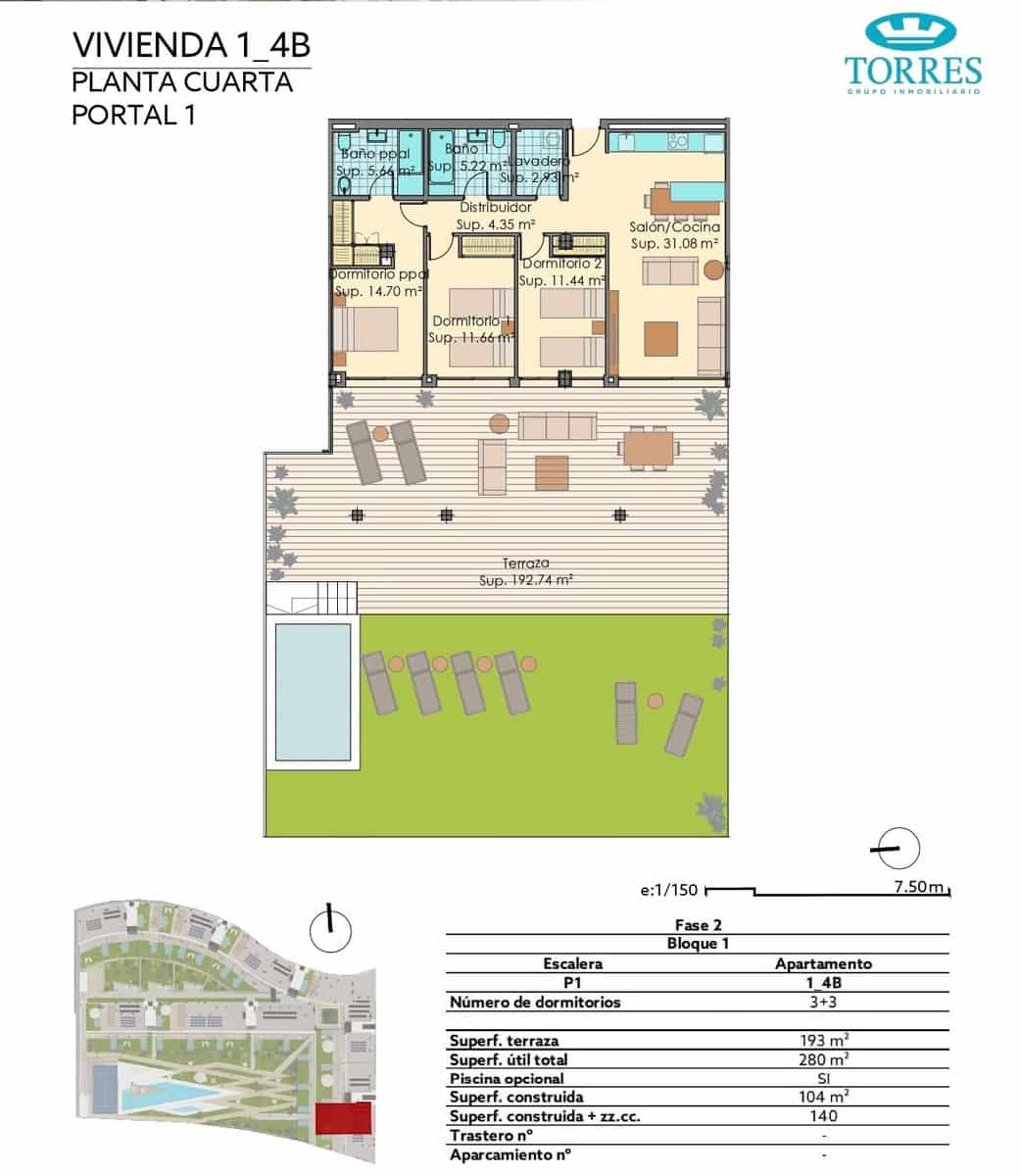 3 Zimmer Wohnung zu verkaufen in Estepona mit Pool Garage - 638.000 € (Ref: 9636481)