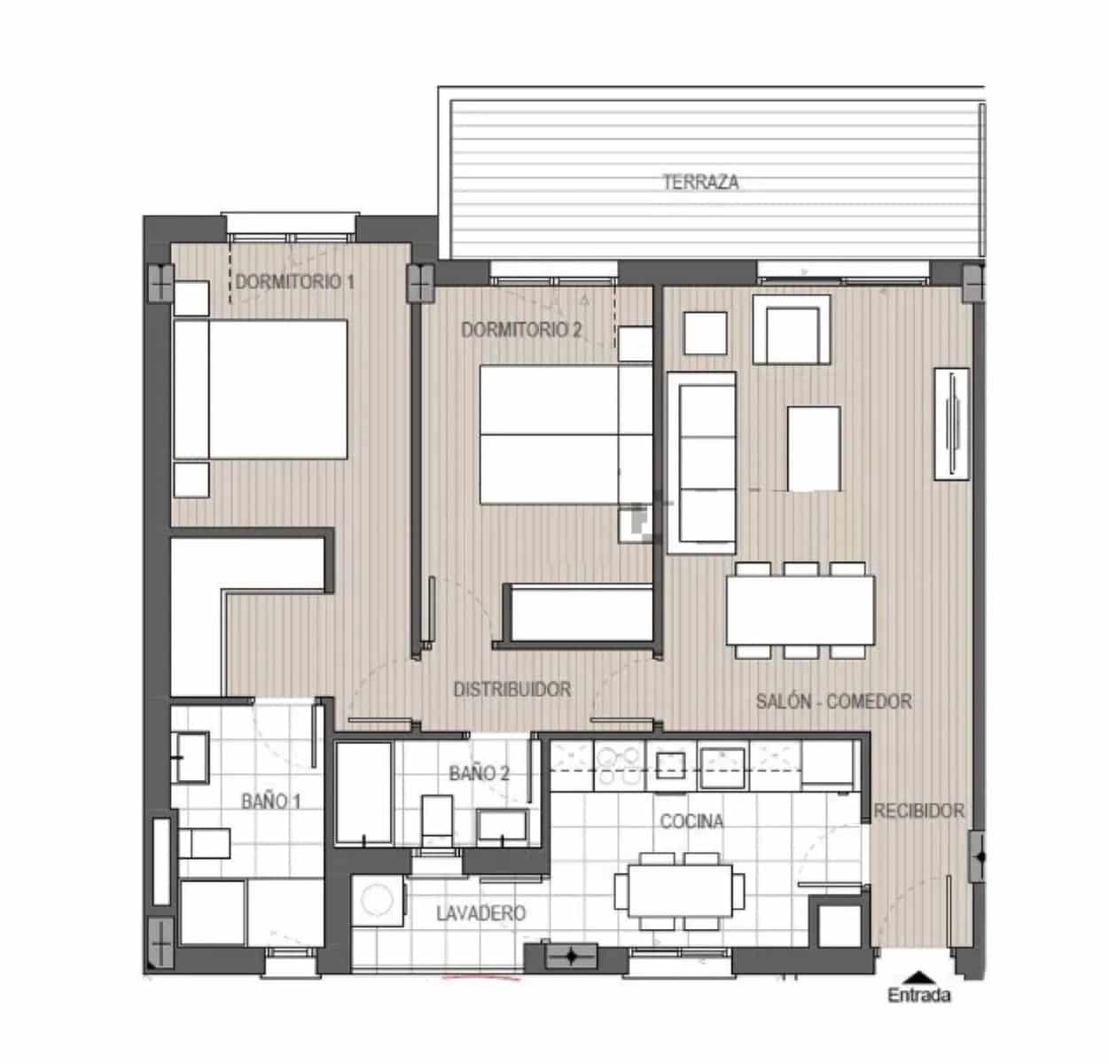 2 chambre Appartement à vendre à Nueva Andalucia avec piscine garage - 360 000 € (Ref: 9790278)