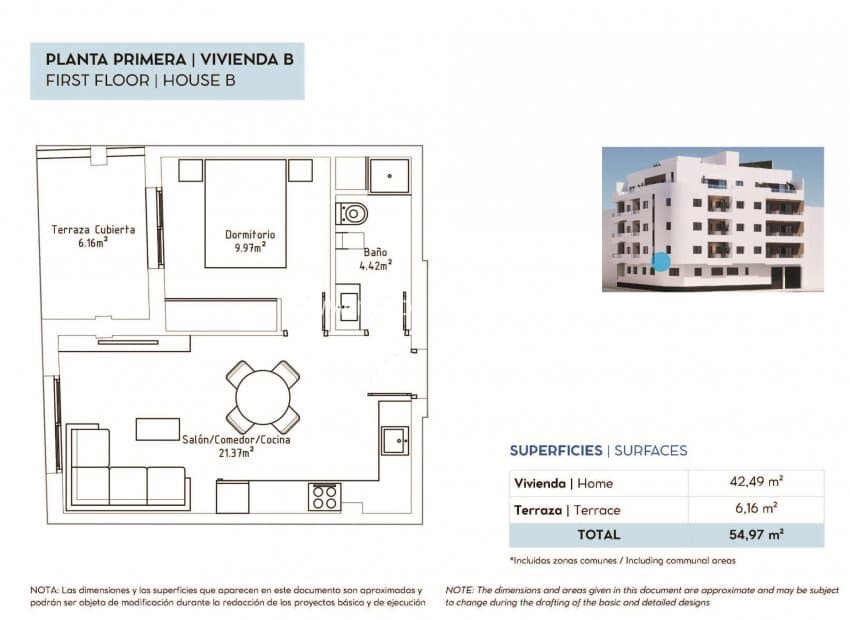 1 chambre Appartement à vendre à Torrevieja - 179 000 € (Ref: 10007487)
