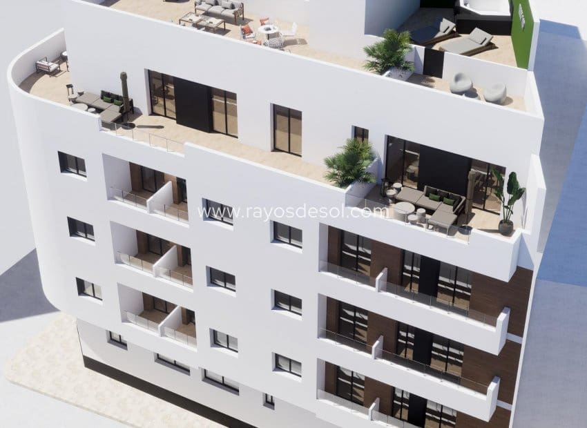 1 chambre Appartement à vendre à Torrevieja - 179 000 € (Ref: 10007487)