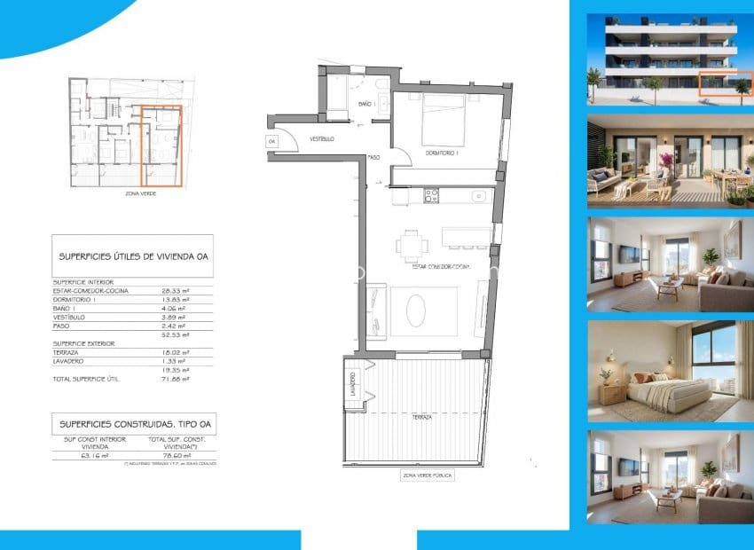1 sovrum Lägenhet till salu i Benijofar med pool - 249 900 € (Ref: 10014720)