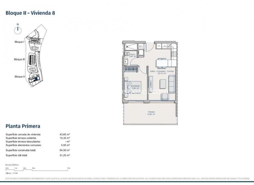 1 soveværelse Lejlighed til salg i Finestrat med swimmingpool - € 289.000 (Ref: 10016591)