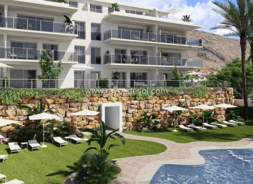 1 soveværelse Lejlighed til salg i Finestrat med swimmingpool - € 289.000 (Ref: 10016591)