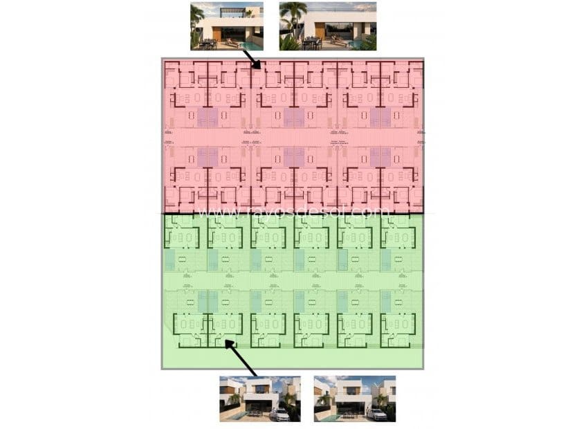 Pareado de 2 habitaciones en Condado de Alhama en venta con piscina - 287.000 € (Ref: 10070215)