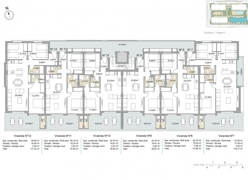 Apartamento de 2 habitaciones en Pilar de la Horadada en venta con piscina - 249.000 € (Ref: 10081426)