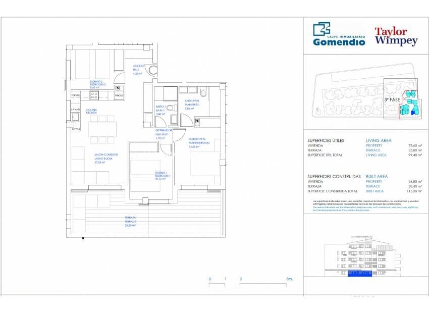 3 soveværelse Lejlighed til salg i Punta Prima med swimmingpool - € 350.000 (Ref: 10094857)