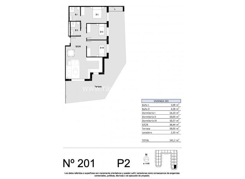 3 Zimmer Apartment zu verkaufen in San Miguel de Salinas mit Pool Garage - 269.900 € (Ref: 10124693)