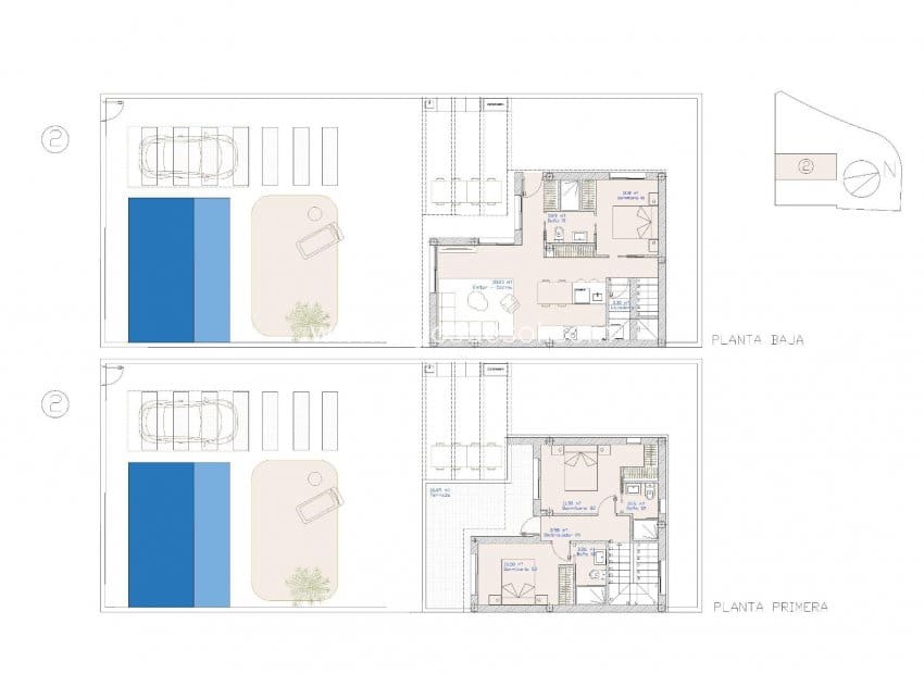 3 chambre Villa/Maison à vendre à San Pedro del Pinatar avec piscine - 539 950 € (Ref: 10132874)