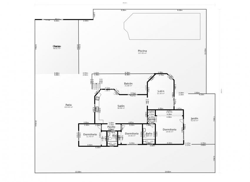 3 sypialnia Willa na sprzedaż w Benitachell / Benitatxell z basenem garażem - 649 000 € (Ref: 10132876)