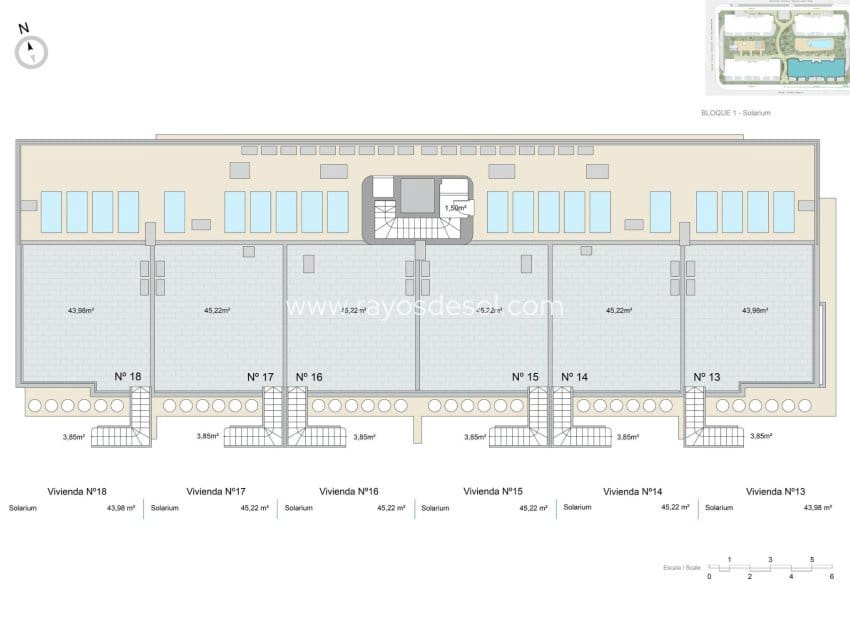 3 soveværelse Penthouse til salg i Pilar de la Horadada med swimmingpool - € 379.000 (Ref: 8543463)
