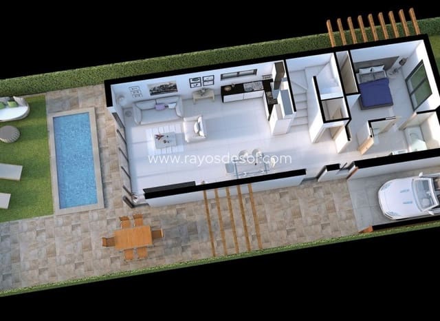 3 bedroom Villa for sale in Las Lomas de Rame - Bahía Bella, Los Alcázares with pool - € 445,000 (Ref: 8543652)