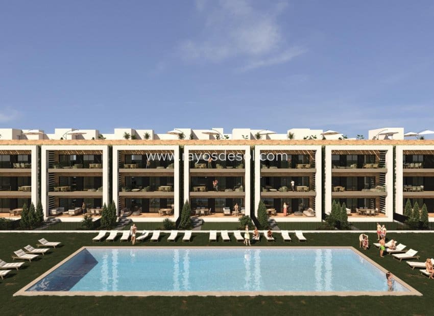 3 soveværelse Lejlighed til salg i Los Alcazares med swimmingpool garage - € 390.000 (Ref: 8543714)