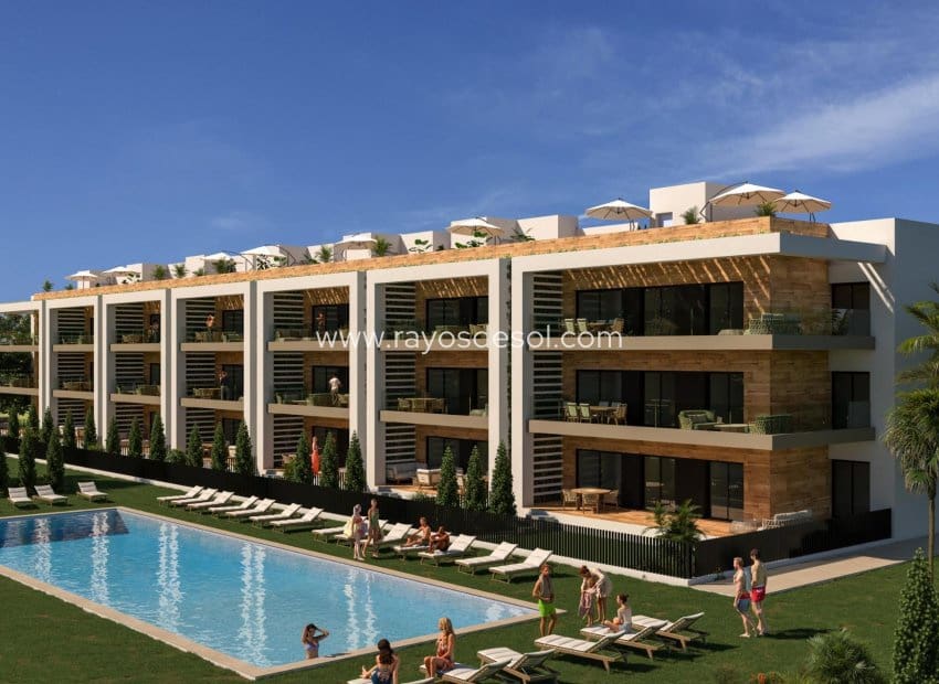 3 soveværelse Lejlighed til salg i Los Alcazares med swimmingpool garage - € 390.000 (Ref: 8543714)