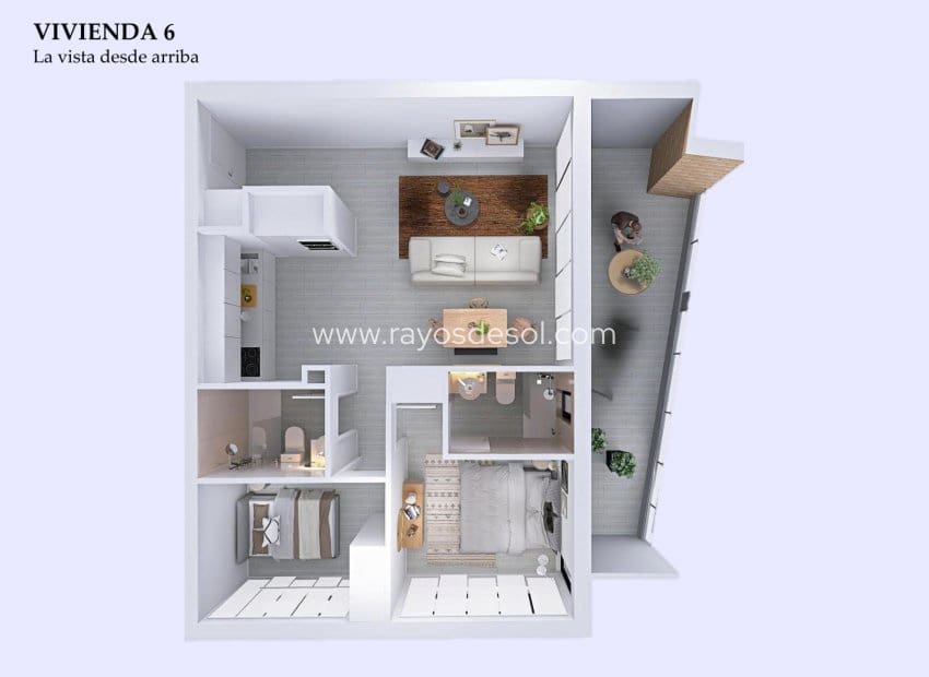 2 soveværelse Lejlighed til salg i Torrevieja - € 285.000 (Ref: 8543741)