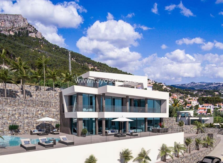 4 soveværelse Villa til salg i Calpe / Calp med swimmingpool - € 1.850.000 (Ref: 8543754)