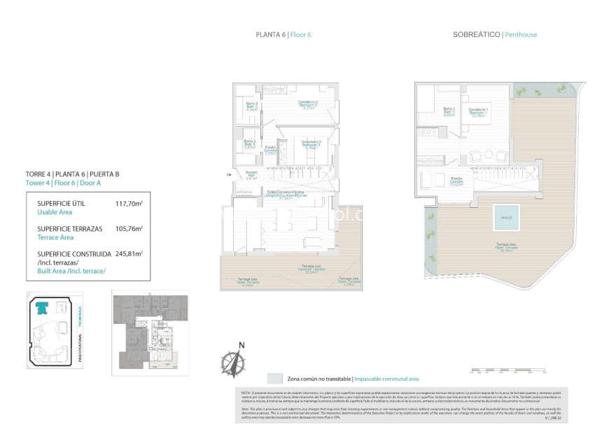 3 bedroom Penthouse for sale in La Villajoyosa / Vila Joiosa with pool - € 830,000 (Ref: 8543769)