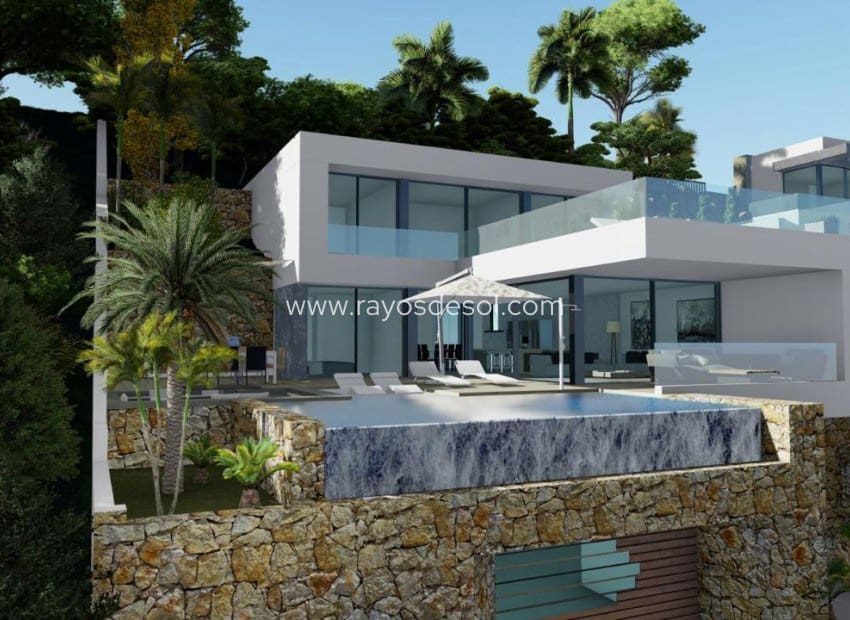 4 soveværelse Villa til salg i Calpe / Calp med swimmingpool - € 1.550.000 (Ref: 8543816)