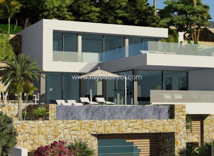 4 soveværelse Villa til salg i Calpe / Calp med swimmingpool - € 1.550.000 (Ref: 8543816)