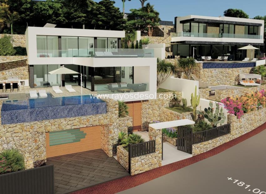 4 soveværelse Villa til salg i Calpe / Calp med swimmingpool - € 1.550.000 (Ref: 8543816)