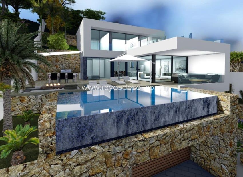 4 soveværelse Villa til salg i Calpe / Calp med swimmingpool - € 1.550.000 (Ref: 8543816)