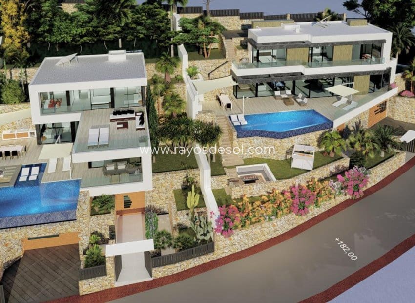 4 soveværelse Villa til salg i Calpe / Calp med swimmingpool - € 1.550.000 (Ref: 8543816)