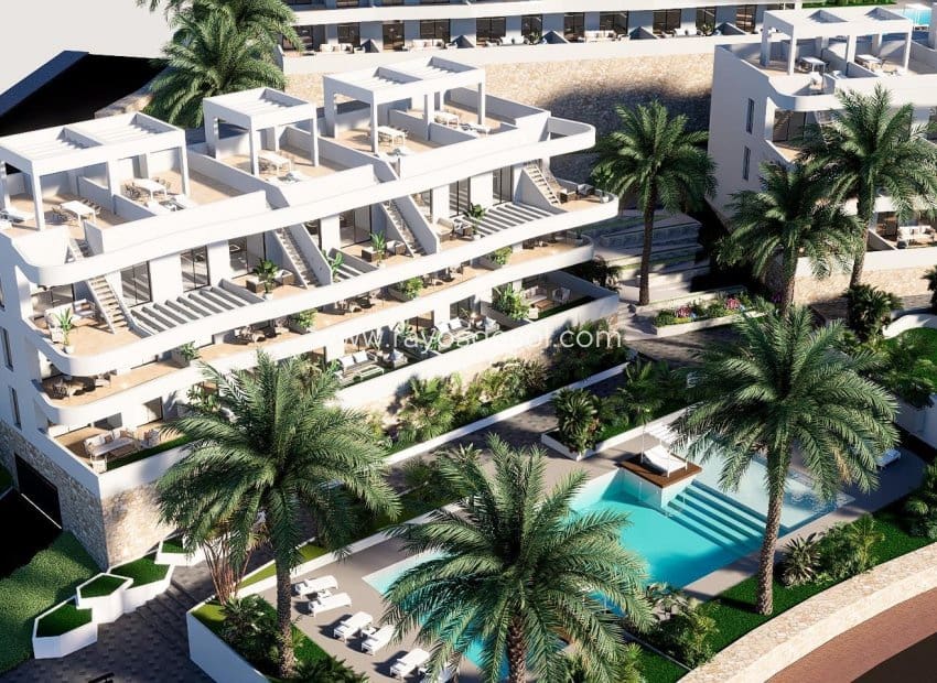 2 bedroom Apartment for sale in Finestrat with pool - € 319,900 (Ref: 8543859)