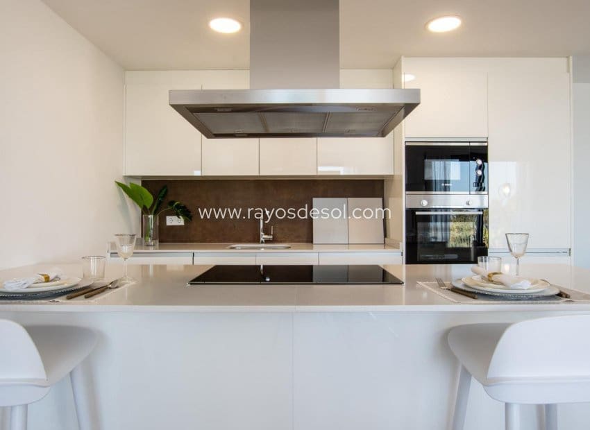 2 soveværelse Lejlighed til salg i La Villajoyosa / Vila Joiosa med swimmingpool - € 445.000 (Ref: 8544036)