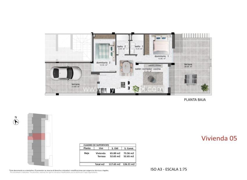 Apartamento de 2 habitaciones en Pilar de la Horadada en venta con piscina - 304.900 € (Ref: 8578324)