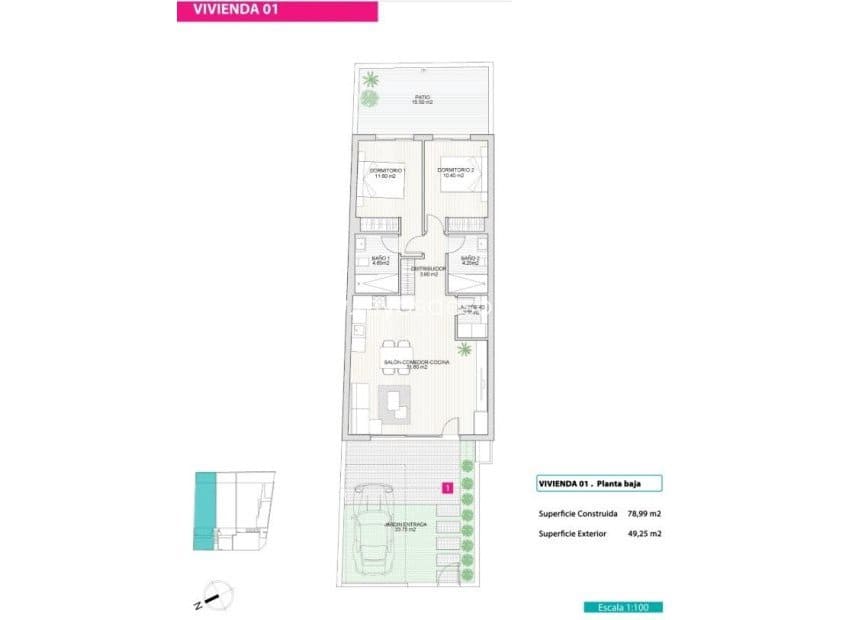 2 soveværelse Lejlighed til salg i Lo Pagan - € 258.900 (Ref: 8597742)