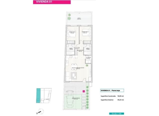 2 sovrum Lägenhet till salu i Lo Pagan, San Pedro del Pinatar - 258 900 € (Ref: 8597742)