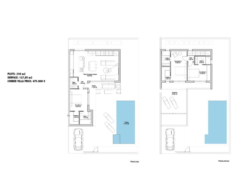 3 camera da letto Villa in vendita in San Javier con piscina - 495.000 € (Rif: 8609174)