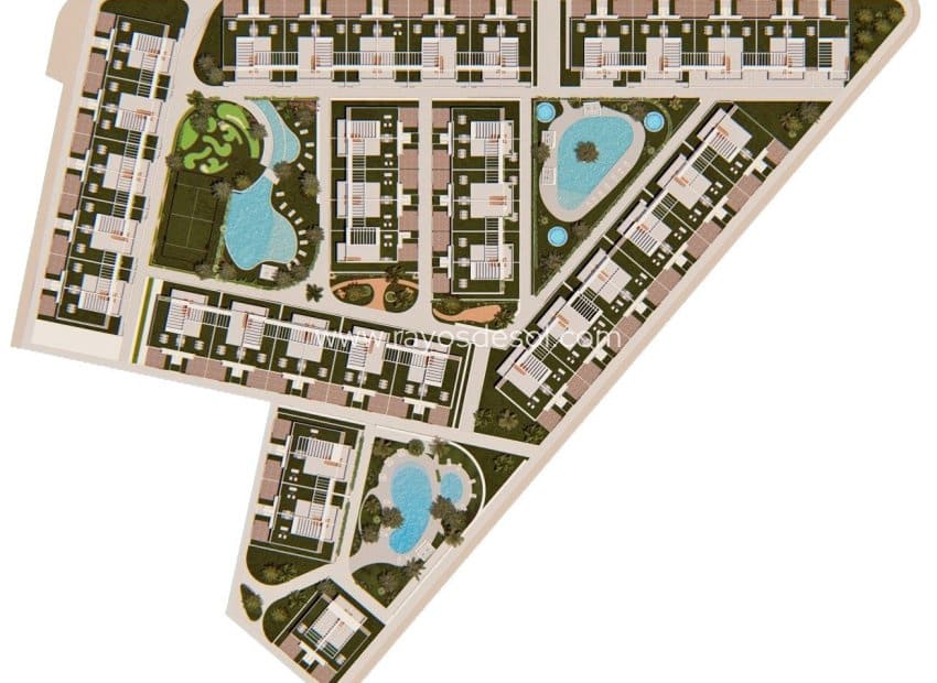 2 soveværelse Lejlighed til salg i Los Balcones med swimmingpool - € 329.900 (Ref: 8634987)