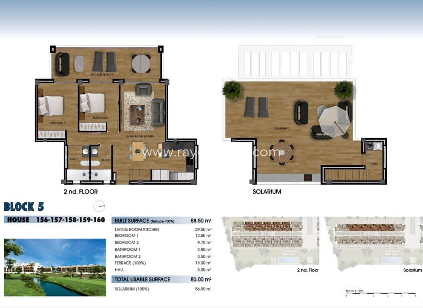 2 sovrum Takvåning till salu i Los Alcazares med pool - 325 000 € (Ref: 8655067)