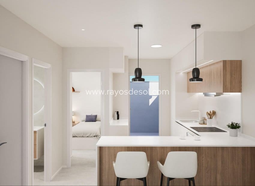 2 sypialnia Apartament na sprzedaż w El Mojon z basenem - 369 900 € (Ref: 8680341)