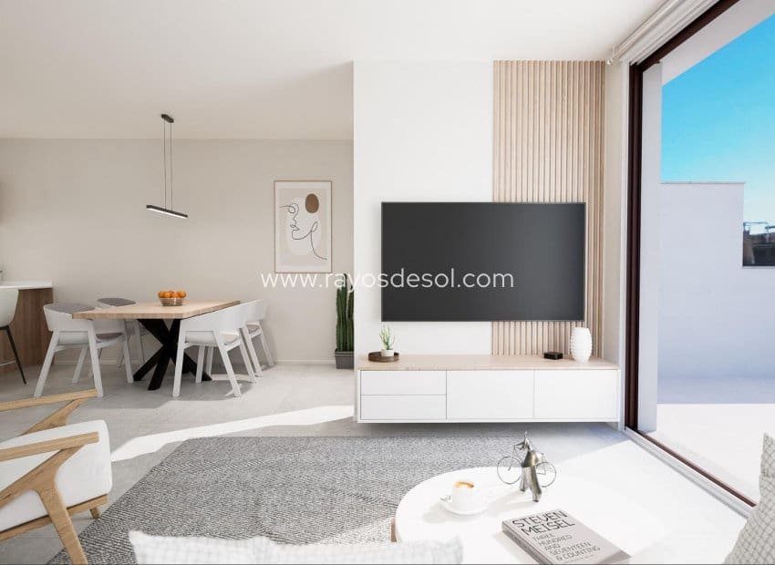 2 sypialnia Apartament na sprzedaż w El Mojon z basenem - 369 900 € (Ref: 8680341)