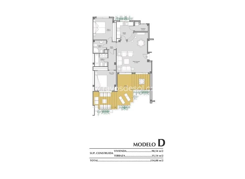 2 bedroom Penthouse for sale in Orihuela Costa with pool - € 347,700 (Ref: 8692147)