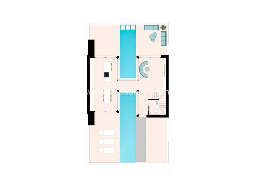 3 soveværelse Villa til salg i Formentera del Segura med swimmingpool - € 399.000 (Ref: 8710510)