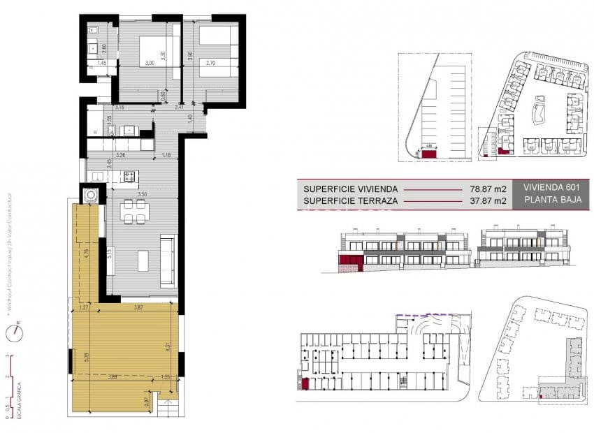 2 makuuhuone Huoneisto myytävänä paikassa Ciudad Quesada mukana uima-altaan - 322 000 € (Ref: 8710514)