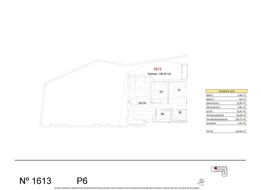 2 soverom Penthouse til salgs i San Miguel de Salinas med svømmebasseng - € 319 900 (Ref: 8728871)