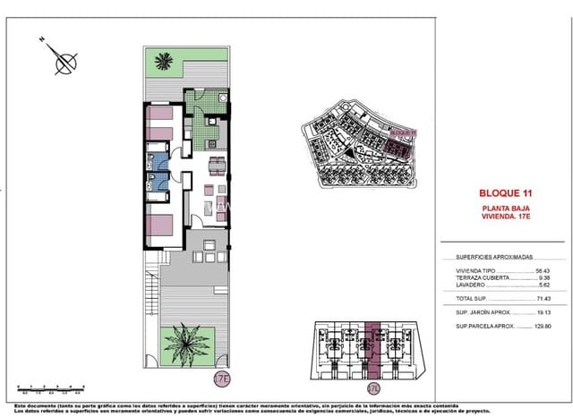 2 slaapkamer Appartement te koop in Mil Palmeras, Pilar de la Horadada met zwembad - € 339.000 (Ref: 8744398)