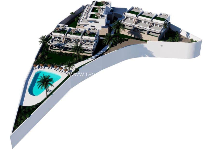 2 soveværelse Lejlighed til salg i Finestrat med swimmingpool - € 429.900 (Ref: 8796798)