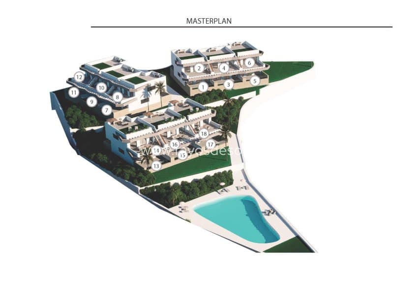 2 soveværelse Lejlighed til salg i Finestrat med swimmingpool - € 429.900 (Ref: 8796798)