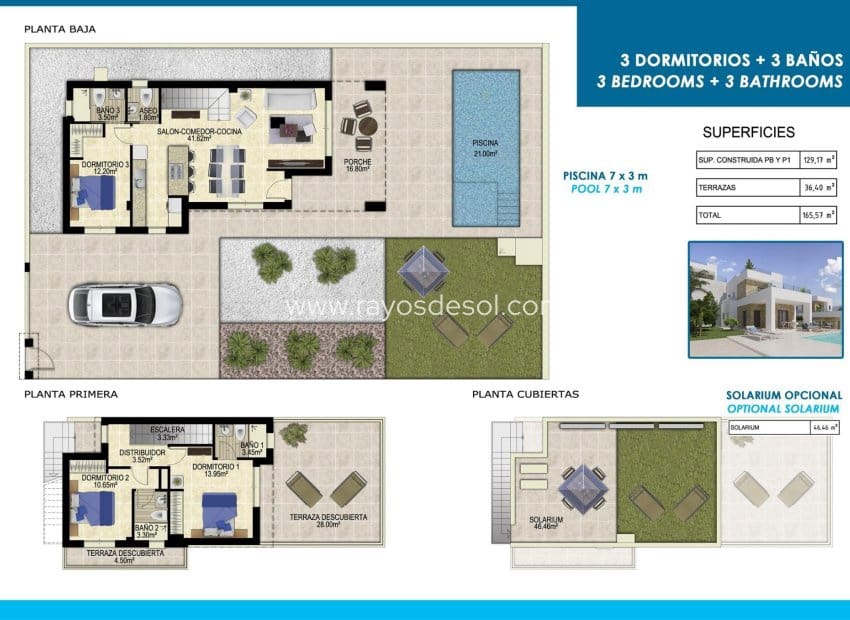 3 bedroom Villa for sale in Polop with pool - € 598,000 (Ref: 8826535)