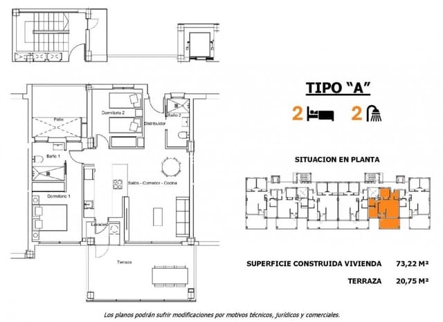 2 bedroom Apartment for sale in San Miguel de Salinas with pool - € 266,000 (Ref: 8866643)