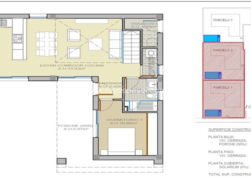 3 Zimmer Villa zu verkaufen in Ciudad Quesada mit Pool - 770.000 € (Ref: 8879179)