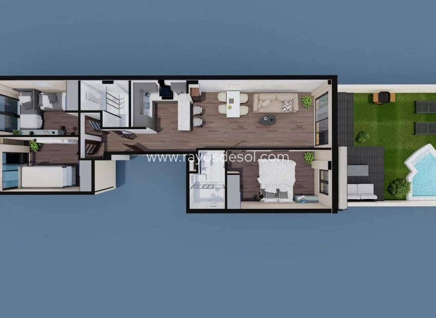 3 soveværelse Lejlighed til salg i Pilar de la Horadada - € 235.000 (Ref: 8917491)