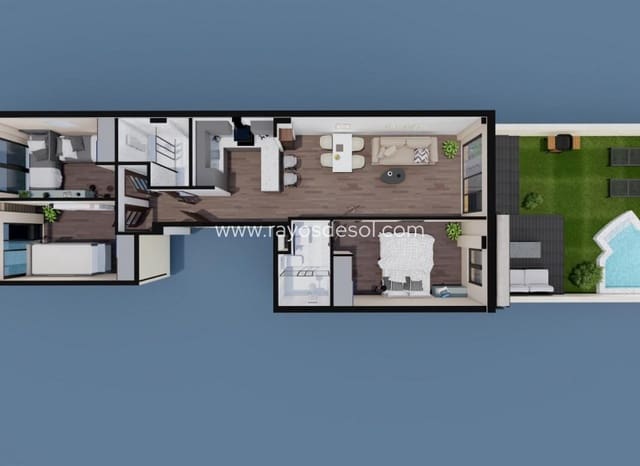 3 soveværelse Lejlighed til salg i Pilar de la Horadada ciudad, Pilar de la Horadada - € 235.000 (Ref: 8917491)